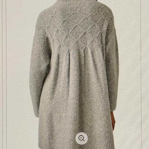 FREE PEOPLE Heather Grey JACI Sweater Dress New with Tags - Picture 3 of 8